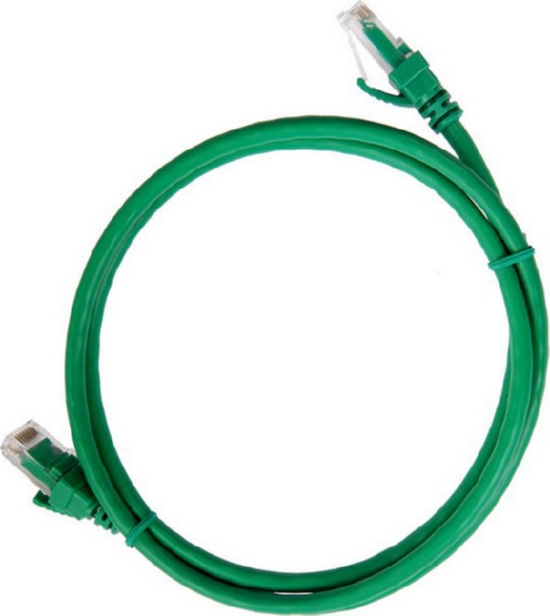 Патч-корд UTP Cat 5E, RJ45,  0,5 m (зеленый) RIPO