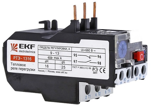 Реле тепловое РТЭ-1307 1,6-2,5А 400В PROxima