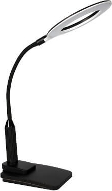 Cветильник настольный Camelion KD-814  C02 черный LED(основ-е+струбц.,7 Вт, 230В, сенс.вкл.,4 ур.ярк