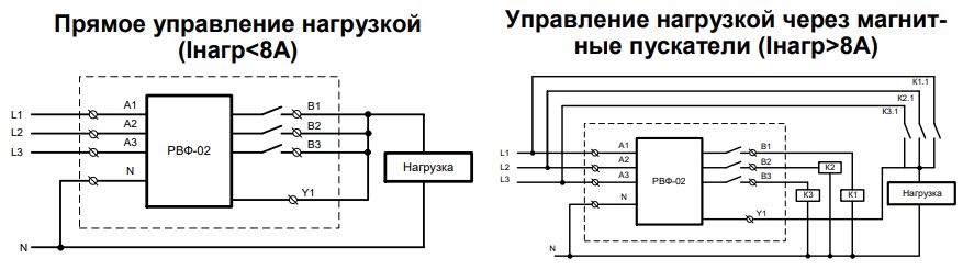 Реле РВФ-02 АС230В УХЛ4 (однофазный АВР)