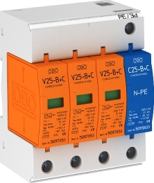 Ограничитель перенапряжения V25-B+C 3+NPE