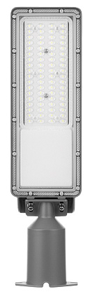 Светильник уличный 50Вт 5700К IP65 6000лм с поворотным кронштейном серый 445х69х115 WOLTA