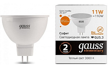 Лампа LED MR16 GU5.3 3000К 11Вт 850Лм Elementary Gauss