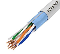 Кабель RIPO FTP4 CAT5E 24AWG Cu (медь) бухтами по 50м