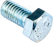 Болт М10*25 DIN933 цинк (20 шт.) (Стройбат)