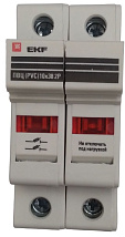 Предохранитель-разъединитель для ПВЦ 10x38 2P (с индик.) EKF