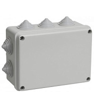 Коробка распред. о/п 190х140х70 IP55 СЕРАЯ 10 сальников КМ41243 IEK (20)