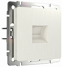 Розетка RJ45 (1-я cat. 5e) Перламутр рифленый WERKEL