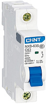 Выключатель автоматический модульный 1п C25А 4.5кА NXB-63S(R) CHINT296712