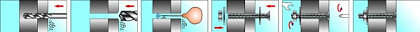 Винт М3*10 потай DIN 965 цинк (150 шт. (5 упак. по 30 шт.)) (Стройбат)
