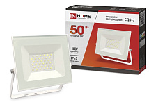 Прожектор LED СДО-7 6500К 50Вт 4500Лм IP65 белый IN HOME