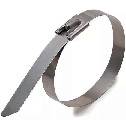 Хомут (стяжка) 4,6*100 из нержавеющей стали AISI 304 (100 шт), уп