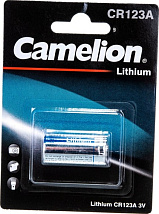 Элемент питания Camelion CR123A 3V. BL-1 (в коробке 10шт.) фото