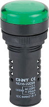 Индикатор LED зелёный ND16-22DS/4 230В АС IP40 CHINT