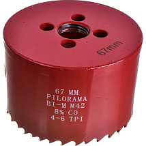 Коронка Bi-Metall 8%Co. 67мм "Pilorama"