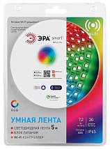 Комплект светодиодной ленты с Wifi контроллером 5050-30-RGB-IP65-Wifi-5m (12V) ЭРА