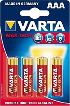 Элемент питания Varta 4703 MAXTECH LR03 BL4