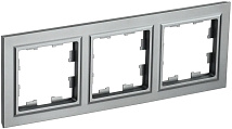 BRITE_сталь Рамка 3-местная РУ-3-Бр IEK