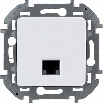 Розетка RJ-45 (1-я cat. 5e) Белый INSPIRIA LEGRAND