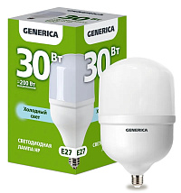 Лампа LED HP E27 6500К 30Вт 3000Lm GENERICA