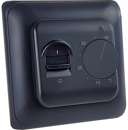 Терморегулятор RTC 70.26 (3.5 кВт)   черный, механический, встраиваемый
