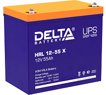 Аккумуляторная батарея Delta HR12-55X (12В 55Ач)