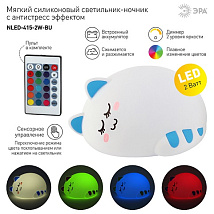Ночник LED NLED-415-2W-BU Кошка 1Вт Белый аккумуляторный