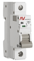 Автоматический выключатель AV-6 B6/1 6кА  AVERES EKF