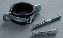 Хомут сантехнический 1/2" (20-24мм) М8 комплект Premium (в уп.-150шт)																														