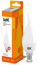Лампа LED CB35 E14 3000К 5Вт 450Lm на ветру IEK