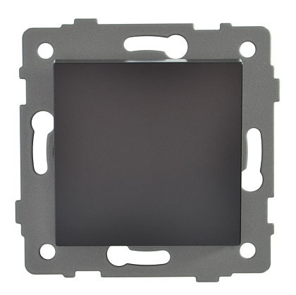 Выключатель 1-кл. чёрный A-001B "Aura" AWSproducts