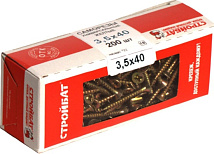Саморез универсальный 3,5*40 (200 шт.) (Стройбат)