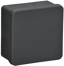 Коробка распред. о/п 100х100х50 IP67 ЧЕРНАЯ двухкомпонентная HF КМ42455 IEK (48)
