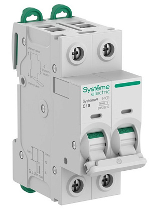 Автоматический выключатель Systeme9 C10/2 6kA SE