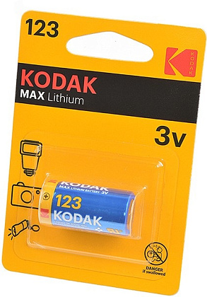 Элемент питания CR123-1BL KODAK