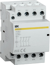 Контактор модульный КМ25-40M (кат.230V AC/DC 25А 4но) IEK