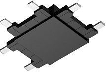 Коннектор угловой потолочный T, системы SLIM, черный, CN-SLIM-BL-L