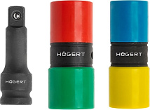 Набор головок ударных с удлинителем 1/2", 2 шт HOEGERT