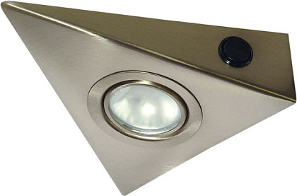 Светильник встраиваемый ZEPO LFD-T02/S-C/M G4 треугол 128 хром мат
