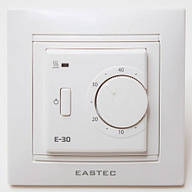 Терморегулятор EASTEC E-30 белый механический (встраиваемый 3,5 кВт)