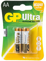 Элемент питания GP 15AU-CR2 Ultra Alkaline LR6,BL2, блистер 2 шт.