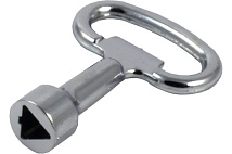 Ключ для замка 20-20/50 (трехгранный ключ) TDM