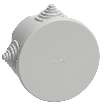 Коробка распред. о/п 75х40 IP44 СЕРАЯ 4 сальника КМ41237 IEK (60)