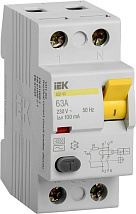 УЗО ВД1-63 63/2 100мА, тип АС, 4,5кА IEK