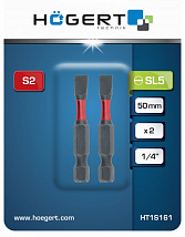 Биты ударные SL5 50мм (2 шт.) HOEGERT