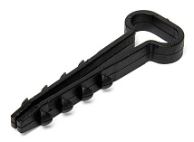 Дюбель-хомут ДХП 12х6 Черный Fortisflex (100шт) (аналог USMP-3)