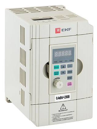 Преобразователь частоты VT100 (VT100-0R4-1B) 0,4/0,75кВт 230В VECTOR-100 PROxima