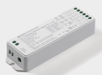Контроллер SW-QC-RGBCW (CCT, RGB/RGBW, RGB+CCT) 15А, 12/48В Zigbee SWG