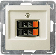 Розетка GG-2Y/m/27 1040 акустическая двойная (без рамки)