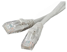 Патч-корд UTP Cat 5E, RJ45, 1 m (серый) RIPO